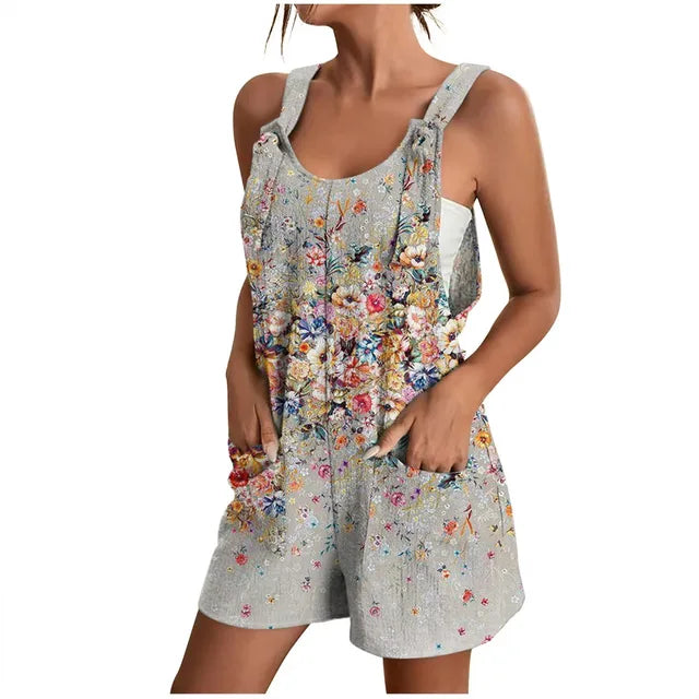 2023 New Women Jumpsuits Summer Shorts