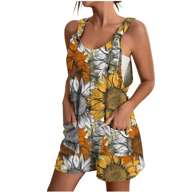 2023 New Women Jumpsuits Summer Shorts