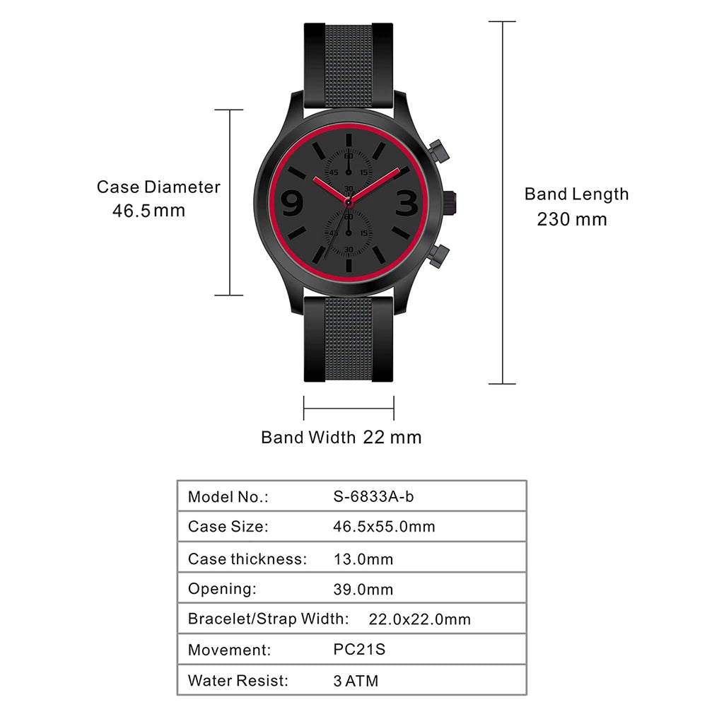 2023 Men's Watches Top Brand Lluxury Famous Wrist Watch for Men Quartz Watch Leather Sport Wathes Male Clock Saat Reloj Hombre