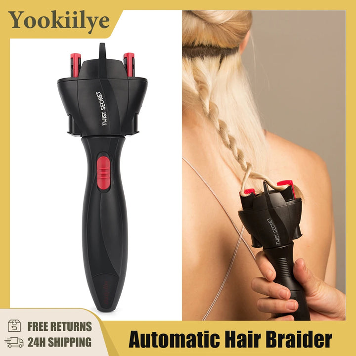 High Quality Automatic Hair Braider Hair Fast Styling Knotter Smart Electric Braid Machine Twist Braided Curling Dreadlocks