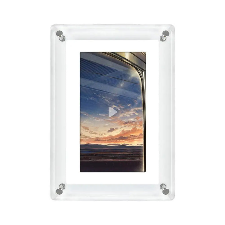 7 Inch Acrylic Digital Picture Frame With HD Touchscreen 1080p Screen Internal Memory Smart Photo Digital IPS Frame Motion Z0Q3