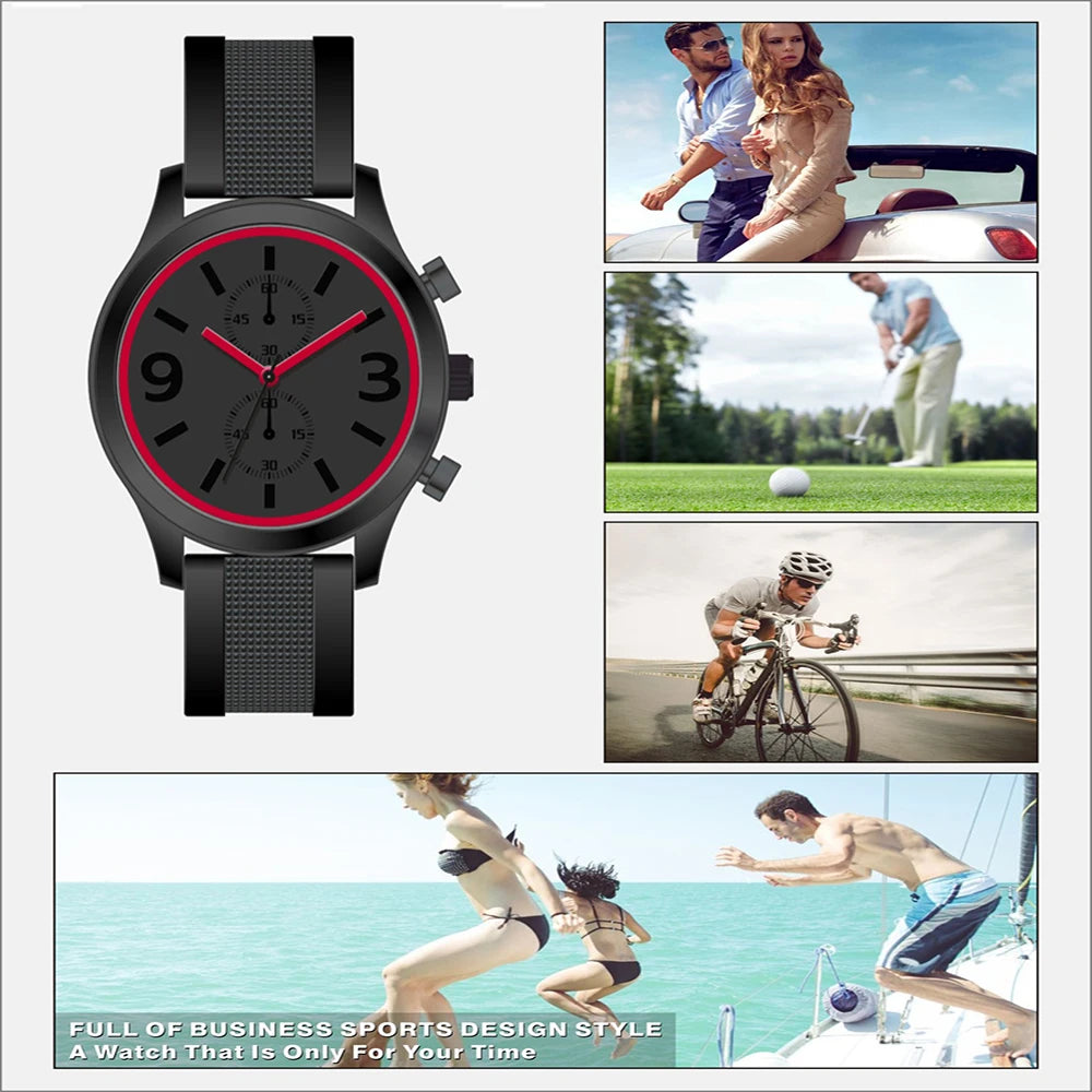 2023 Men's Watches Top Brand Lluxury Famous Wrist Watch for Men Quartz Watch Leather Sport Wathes Male Clock Saat Reloj Hombre