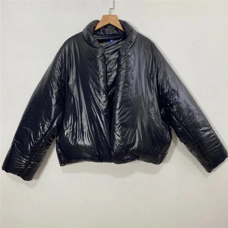 Blue Black Ye Kanye West Fashion Jacket Men Women 1:1 Best Quality Down Bomber Women Coats Patch Zip PUFFER Clothing